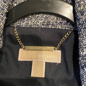 Last call- Michael Kors navy tweed blazer/jacket